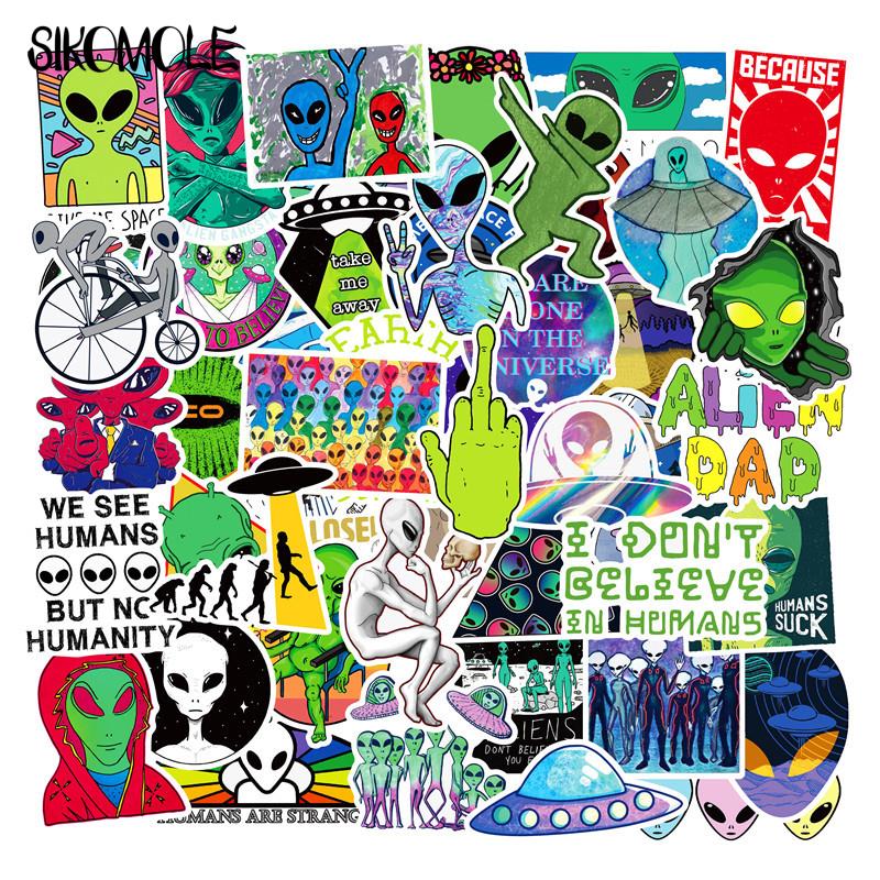 Laptop Accessories Kids - 10/30/50PCS Outer Space Stickers Children Alien