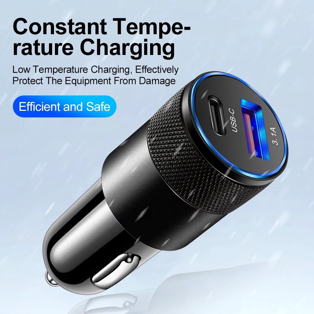 3.1A USB Car Charger Type C Fa - Usb C Power Adapter 评论和价格