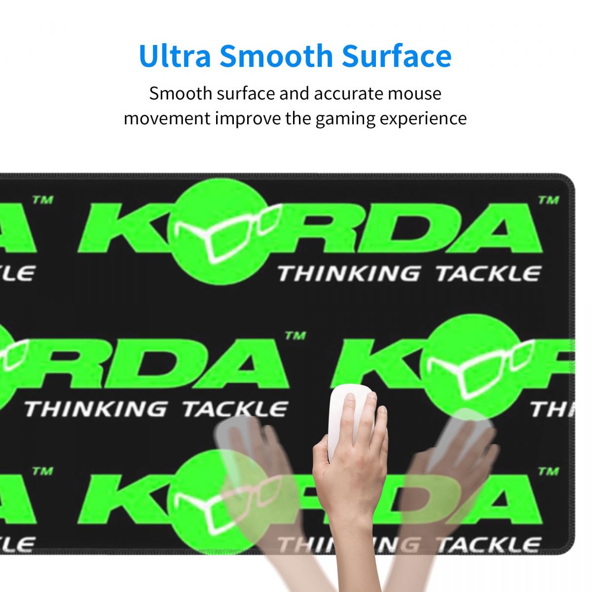 Large Mouse Pad Korda Fishing  - Laptop Accessories Logo 评论和价格
