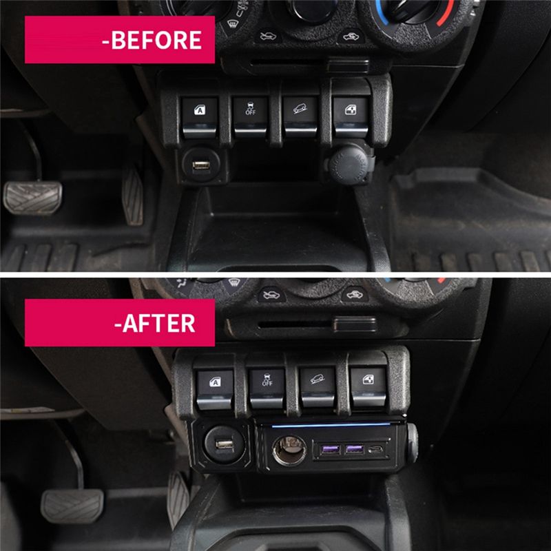 Dual USB Car And Type-C Chargi - Usb C Power Adapter 评论和价格