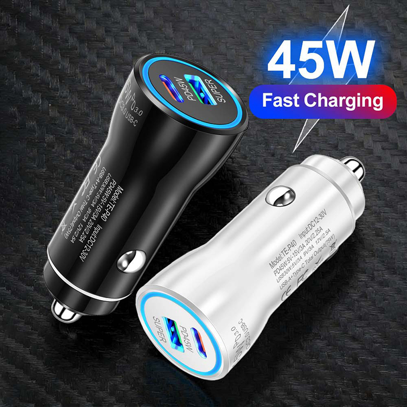 Dual Port 45W USB C Car Charge - Usb C Power Adapter 评论和价格
