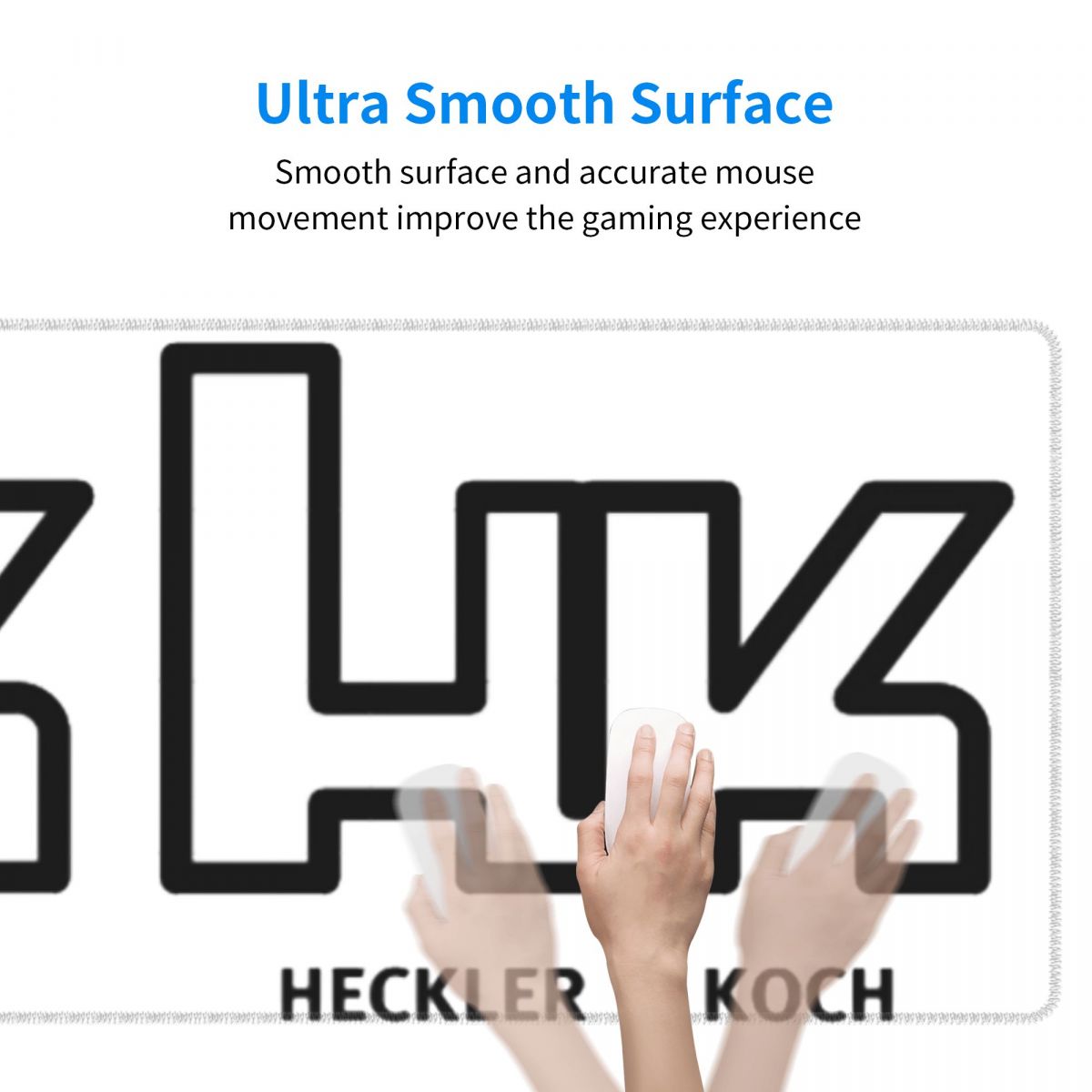 Large Mouse Pad Heckler Koch H - Laptop Accessories Logo 评论和价格