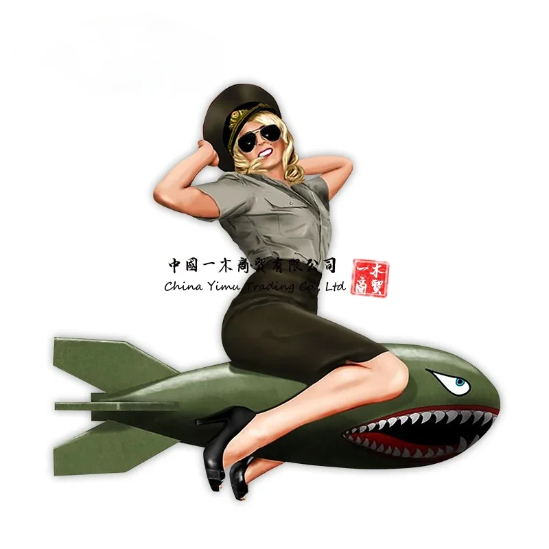 Car Stickers Pin Up Girl Vinta - Laptop Accessories Logo 评论和价格