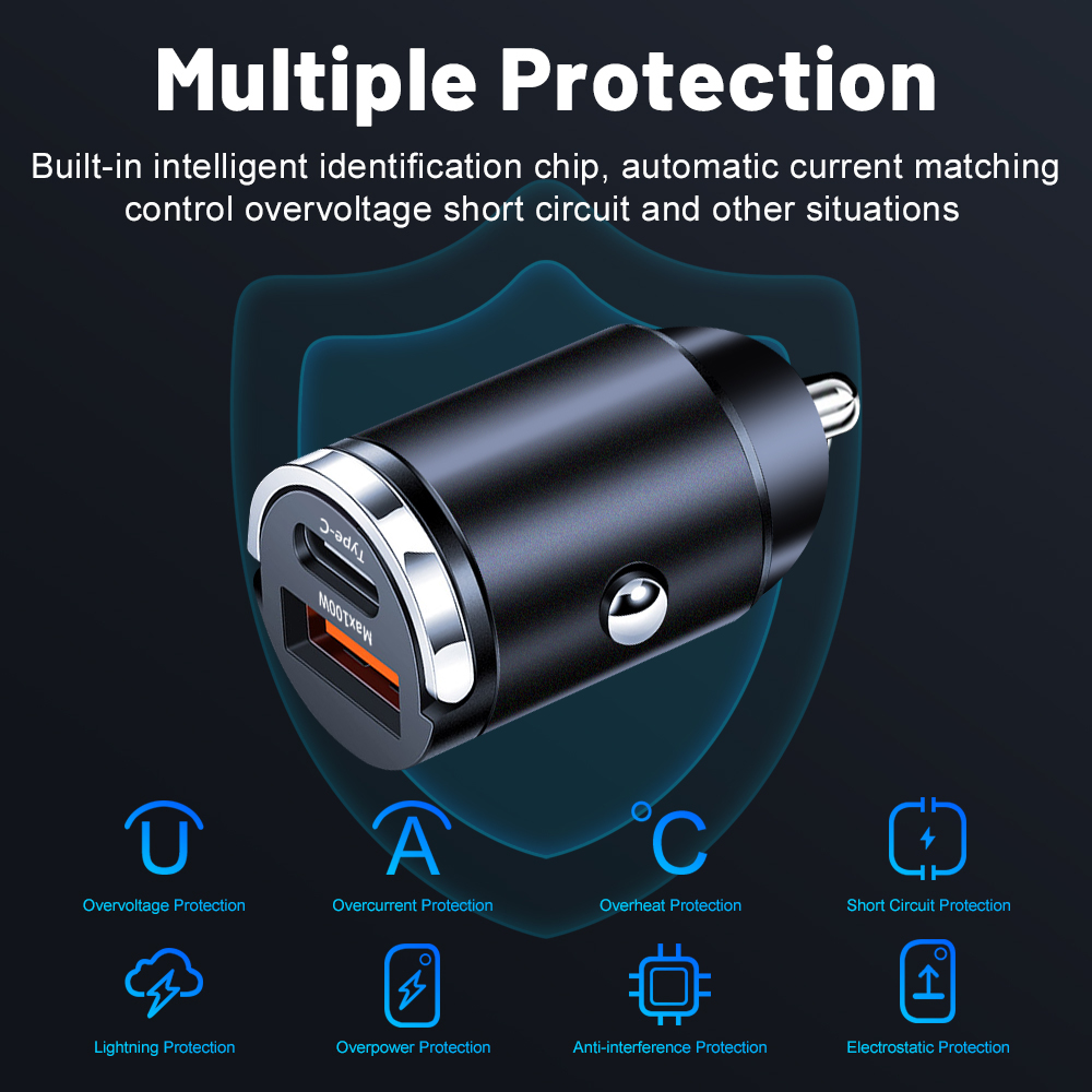 Mini 100W PD QC Pull Ring Fast - Usb C Power Adapter 评论和价格