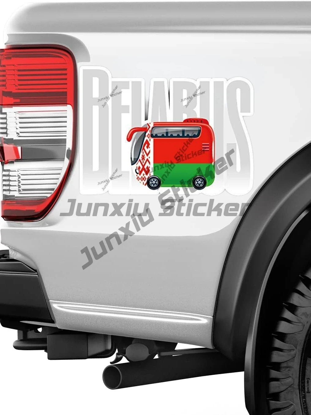 Belarus Travel Bus Flag Label  - Laptop Accessories Logo 评论和价格