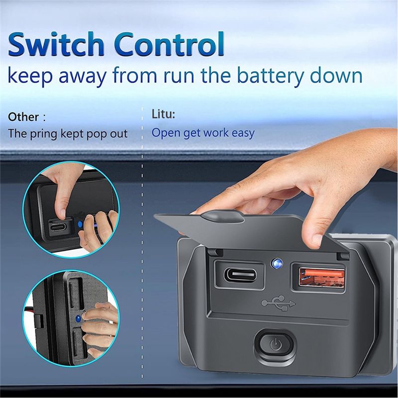 Quick Charge PD Type-C + USB P - Usb C Power Adapter 评论和价格