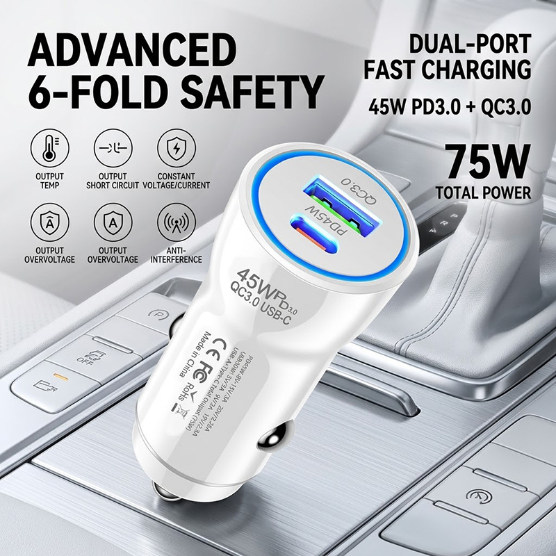 Fast Charging 45W Car Charger  - Usb C Power Adapter 评论和价格