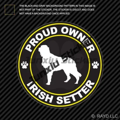 Irish Setter Vinyl Decal I Lov - Laptop Accessories Logo 评论和价格