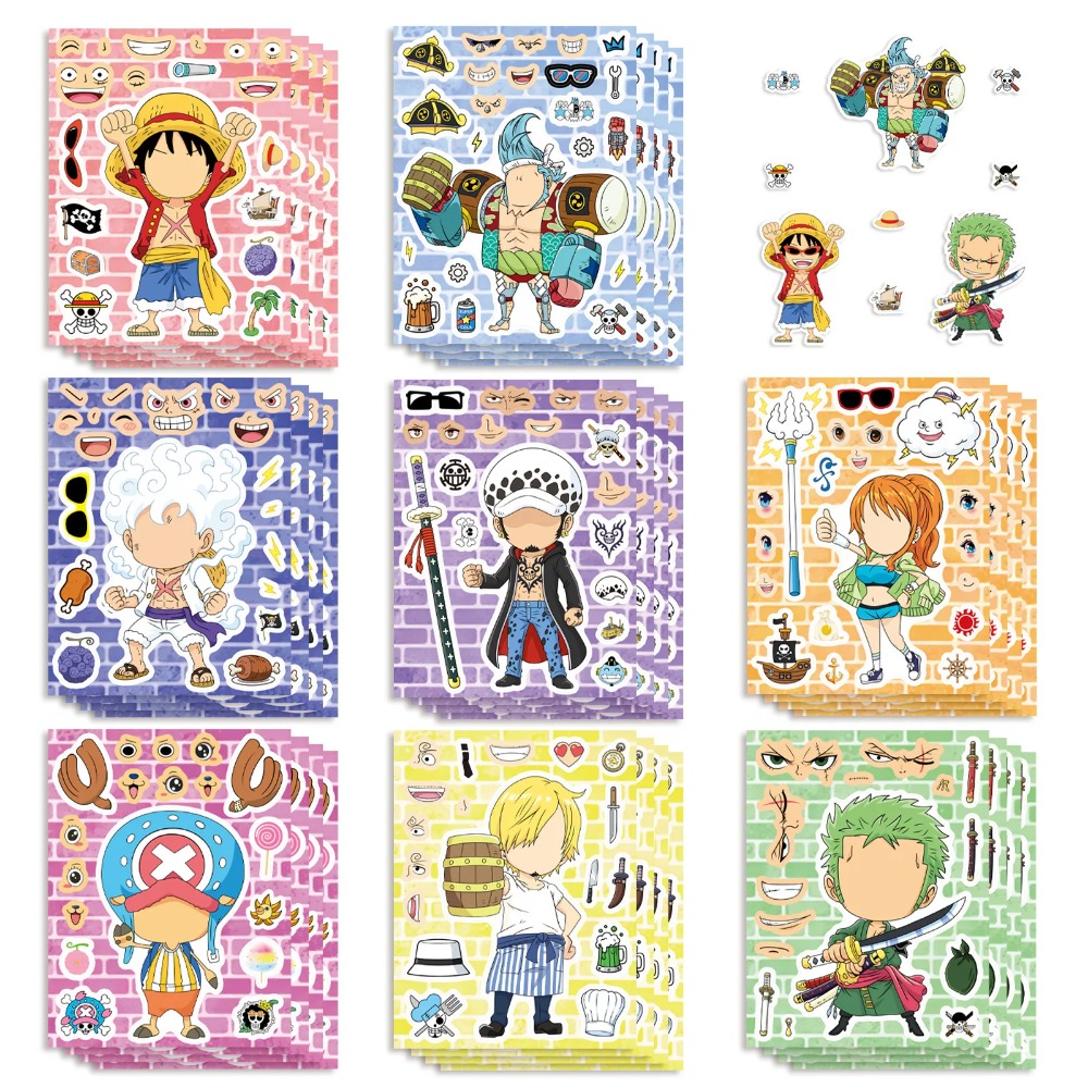 8/16/24Sheets One Piece Luffy  - Laptop Accessories Kids 评论和价格