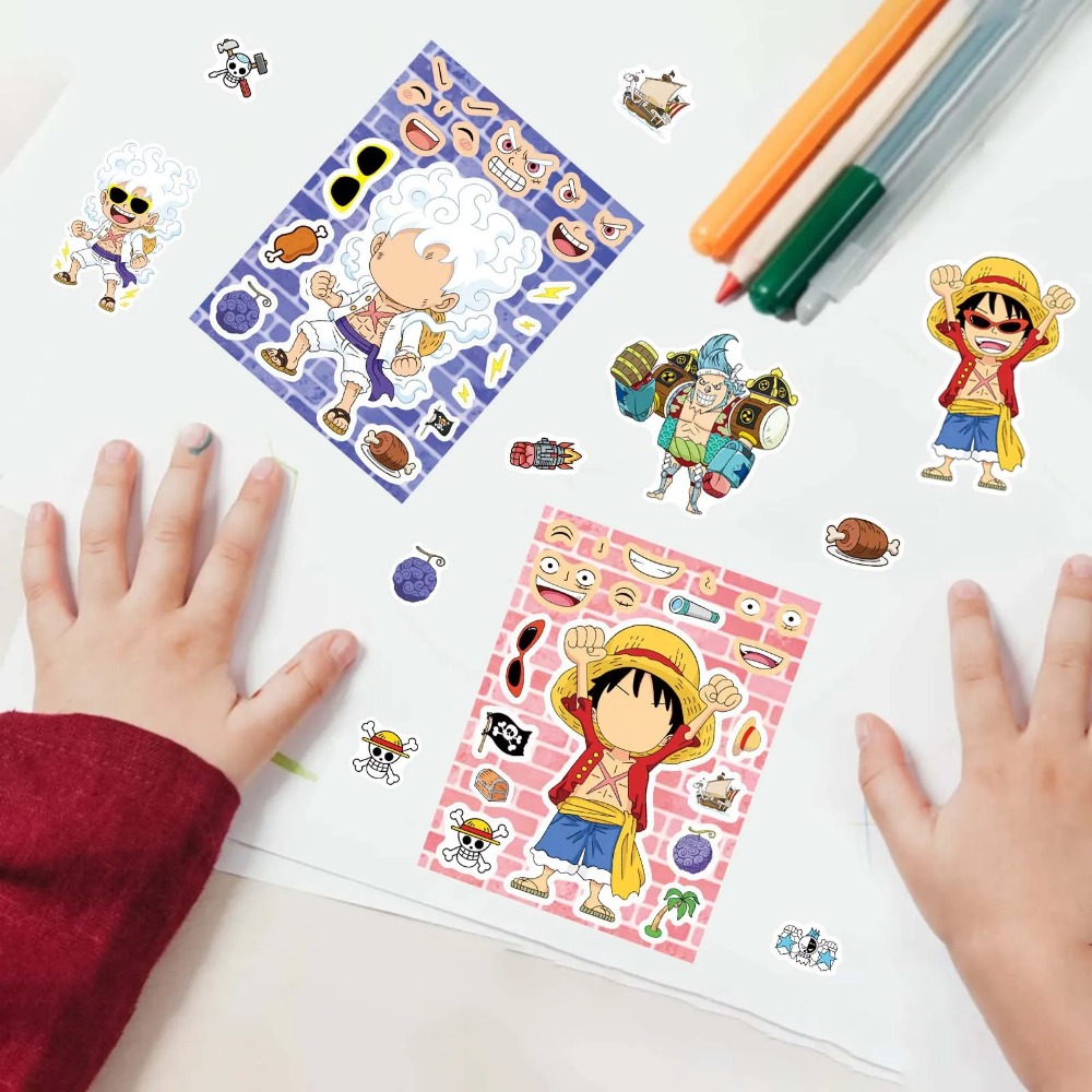8/16/24Sheets One Piece Luffy  - Laptop Accessories Kids 评论和价格