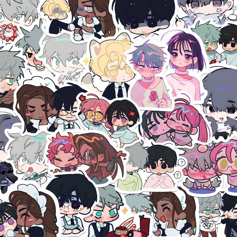 80Pcs/set Cartoon Anime Alien  - Laptop Accessories Kids 评论和价格