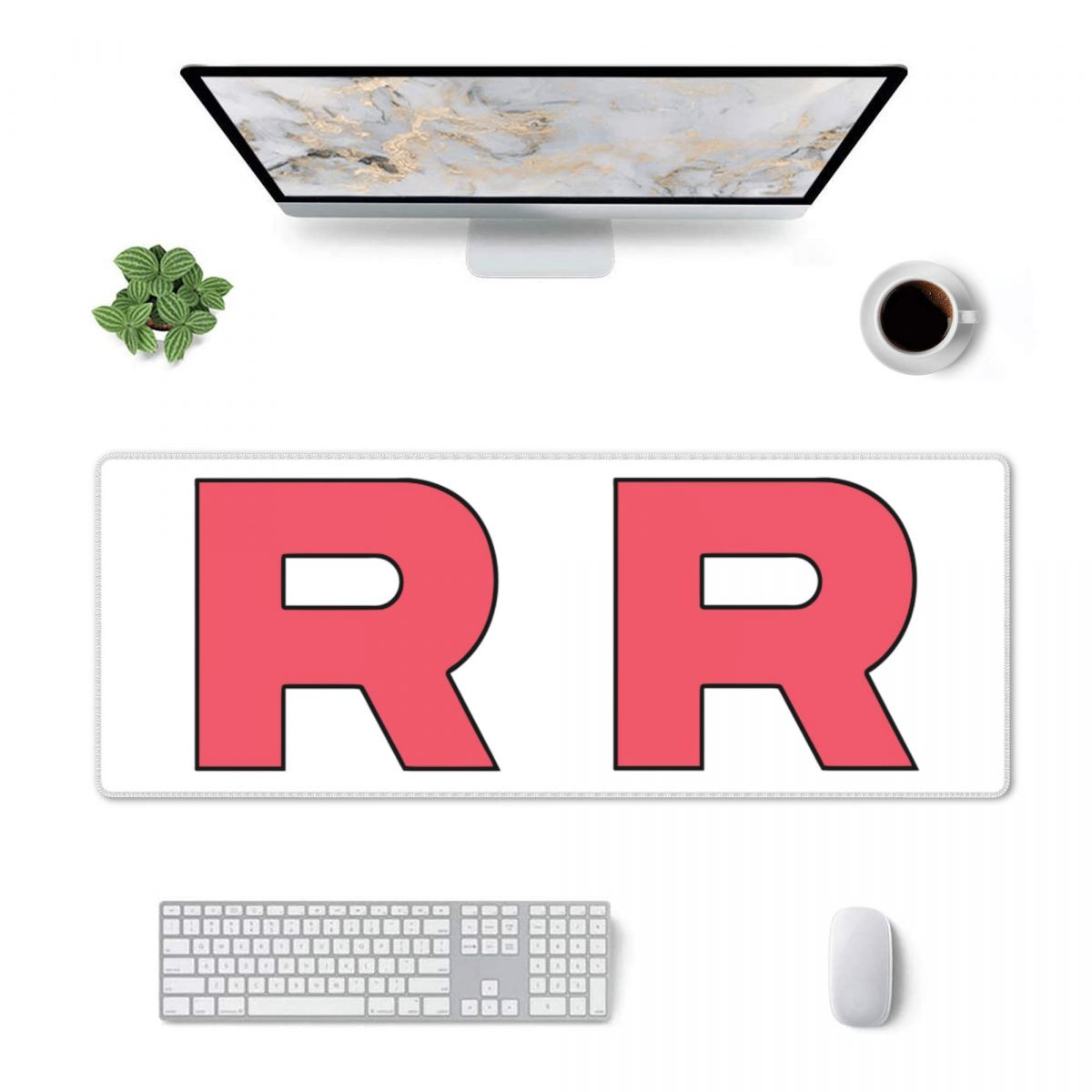 Large Mouse Pad Letter R Team  - Laptop Accessories Logo 评论和价格