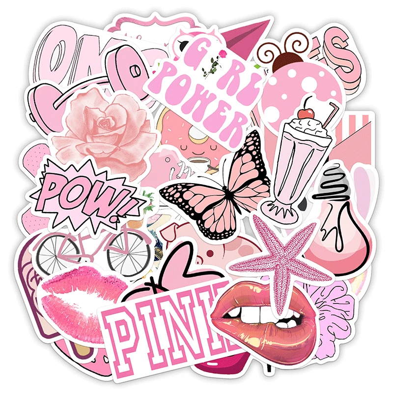 50PCS/Pack Cute Cartoon VSCO G - Laptop Accessories Kids 评论和价格