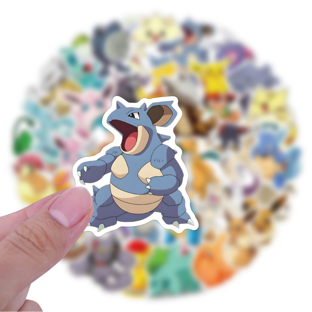 50/60pcs Cute Cartoon Anime Po - Laptop Accessories Kids 评论和价格