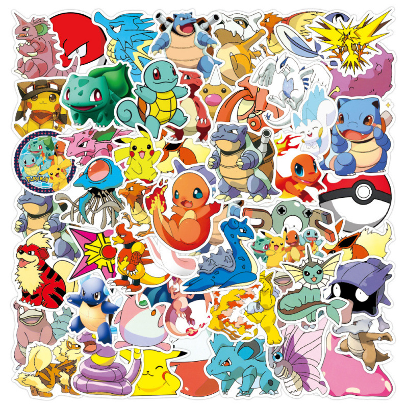 49pcs Kawaii Cartoon Anime Sti - Laptop Accessories Kids 评论和价格