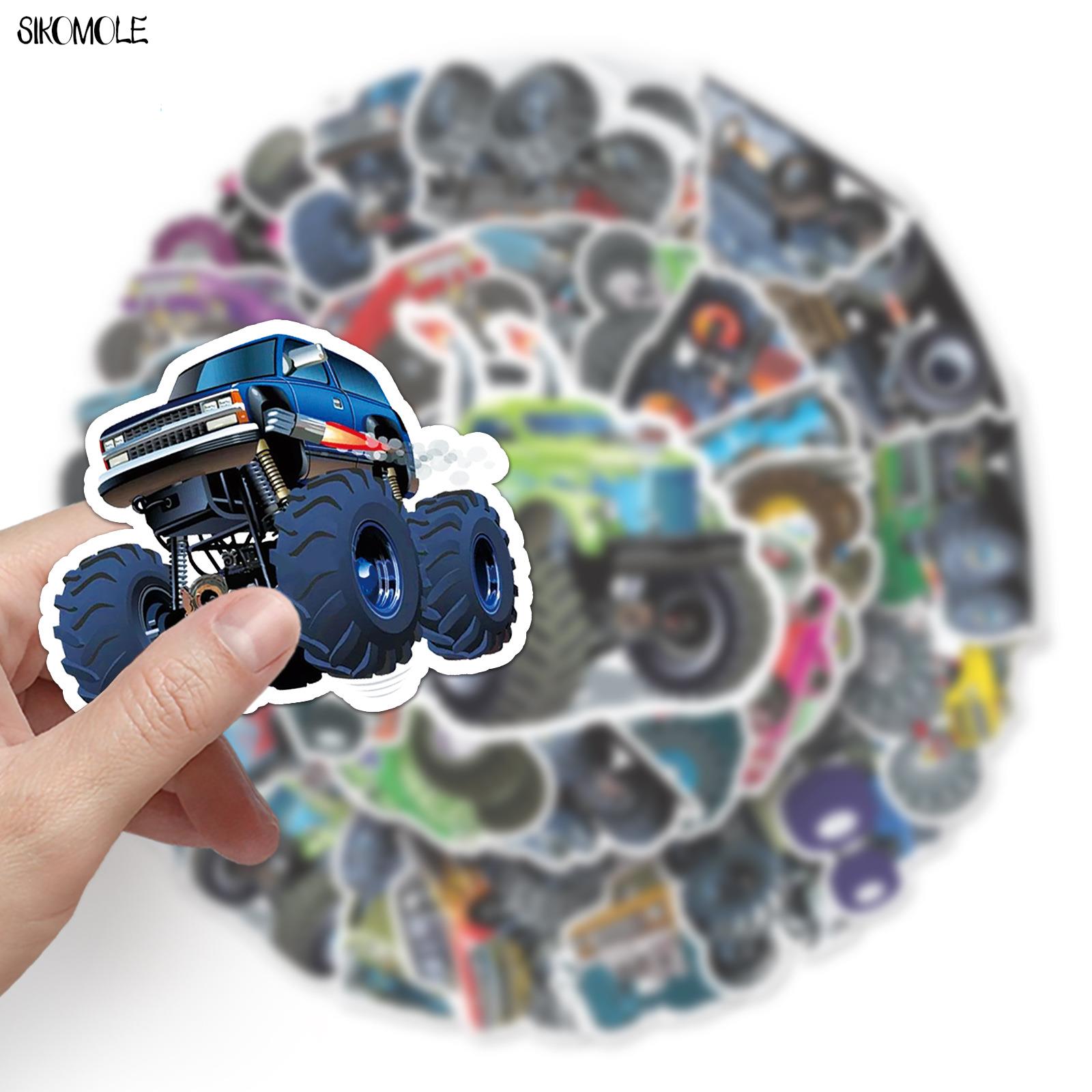 10/30/50pcs Cute Monster Truck - Laptop Accessories Kids 评论和价格