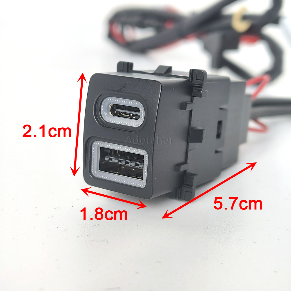 Modified Car USB QC3.0 Type-C  - Usb C Power Adapter 评论和价格